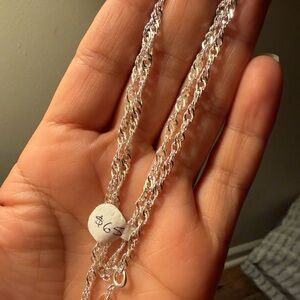 Elegant Silver Chain Necklace